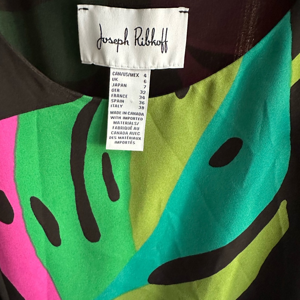 Joseph Ribhoff, Multi Colored, Never Worn. Size 4… - image 3